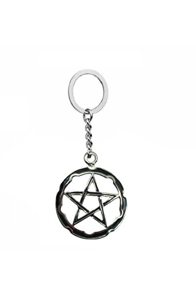 Herşey Nota Pentagram, simbol vike, unisex Privezak za ključeve – gotički, du...
