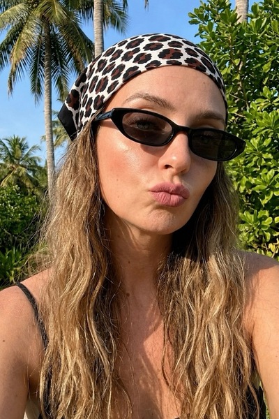 keisy Patterned Women's Bandana Scarf 50X50Cm