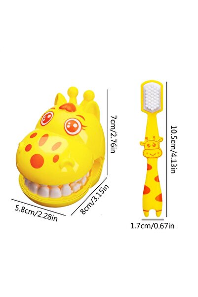 Choice other Yellow Brushing Teeth Toy Simple Giraffe Brushing Teaching Teeth...