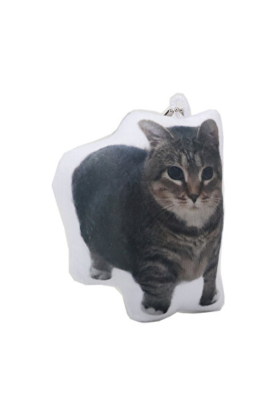 Choice 10cm WHITE 10cm Cute Cartoon Simulation Oiiai Cat Keychain Ugly and Cu...
