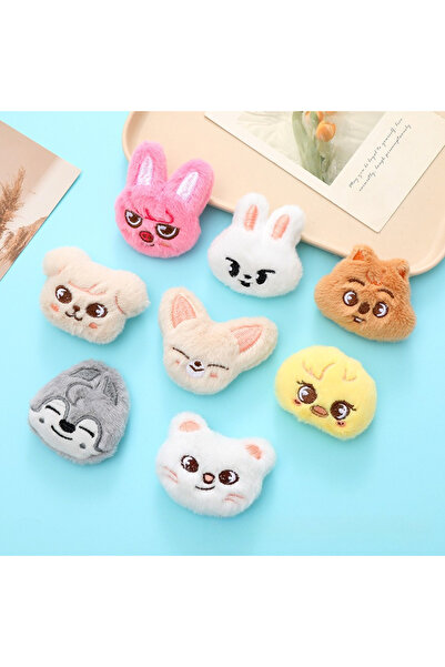Choice8 8pcs Set 1/8pcs Phone Charms Cute Animal Designs for KPOP Fans Collec...
