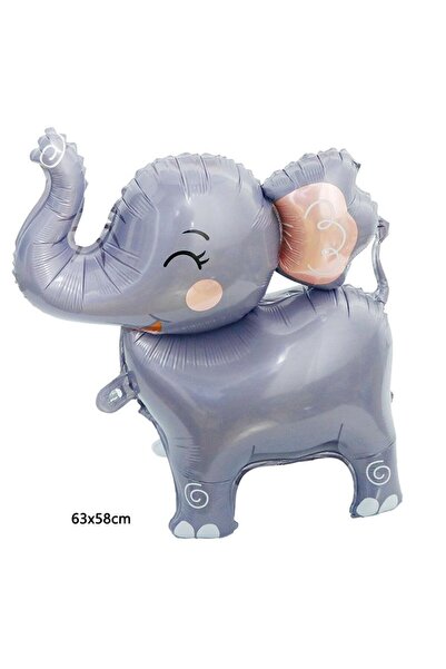 Choice Other elephant grey Matte Cake Foil Balloon Cloud Guitar Star Rabbit E...