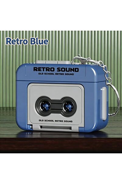 choice2 1pcs blue 1pcs Mini Gramophone Keychain Vintage Sound Toy Funny Penda...