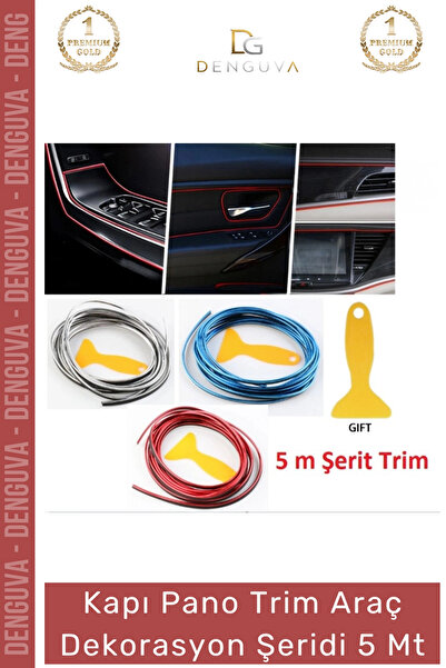 Denguva #OtoDekor İç Trim Galvanik Şerit Pano Süsleme Esnek PVC Lüks Aksesuar...