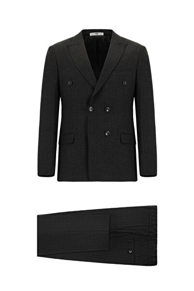 Kiğılı 7 Drop Super Slim Fit Eksra Dar Kesim Çizgili Beli Lastikli İpli Kruva...