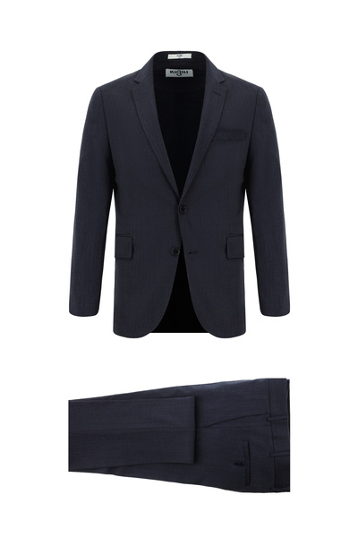 Kiğılı 7 Drop Slim Fit Slim Fit Wool Patterned Suit