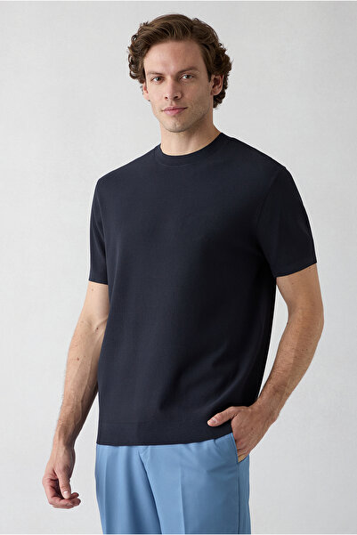 Kiğılı Crew Neck Regular Fit Knitted T-Shirt
