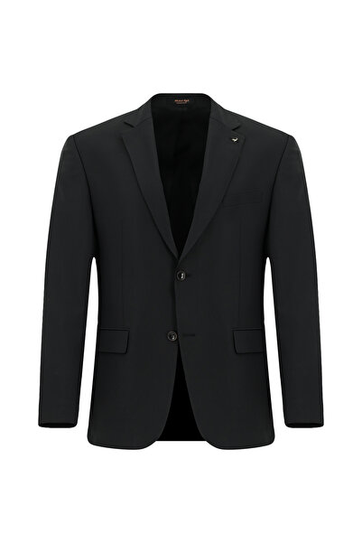 Abdullah Kiğılı 4 Drop Relaxed Fit Rahat Kesim Yünlü Blazer Ceket