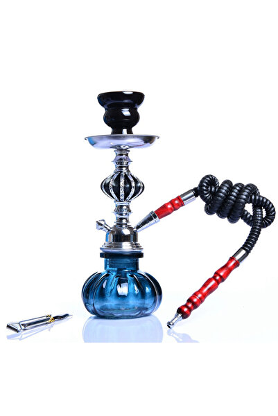 Choice Black 11inch Arabian Hookah Set Glass Base Ceramics Bowl Shisha Single...