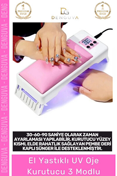 Denguva #OjeKurutucu Pembe Deri Kaplı Dijital Ekranlı Profesyonel Zaman Ayarl...