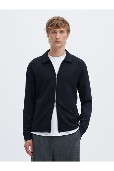 Selected Homme Cardigan Viscose Blend