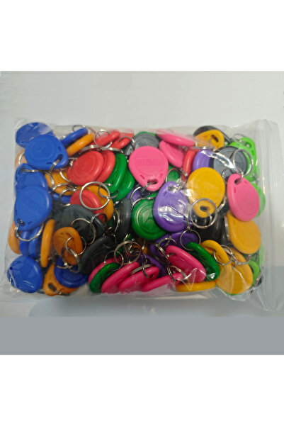 Choice8 Mixed colours 100pcs RFID Tag 125KHz RFID Card Proximity Keyfobs Key ...