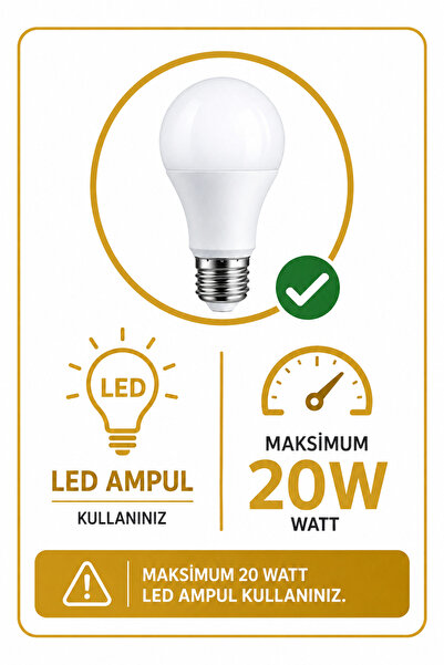 Luna Lighting Marlo Model Vişne Büyük Boy Bohem Lambader Metal Başlıklı Salon Yatak Odası Köşe Aydınlatma