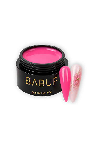 BABUF Gel de construcție fosforescent BABUF, Roz Electric, FBG5, 50g