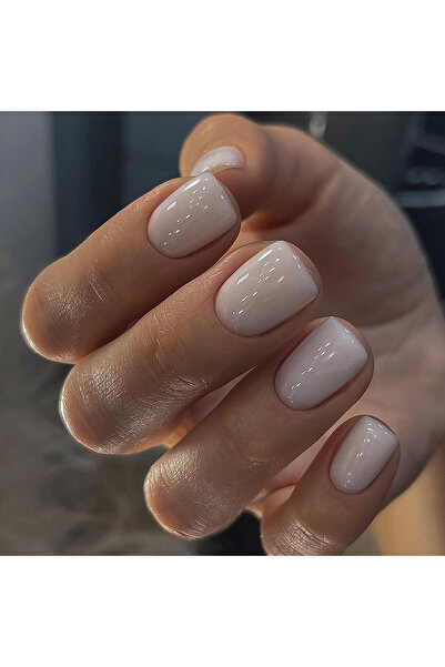 Choice XY-60-31-HY 24p French Short Solid Color False Nails Simple & Elegant ...