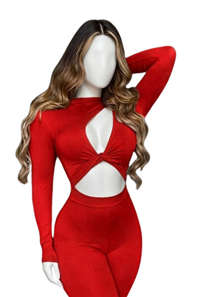 Lingerie and Fashion Style Red JumpSuit