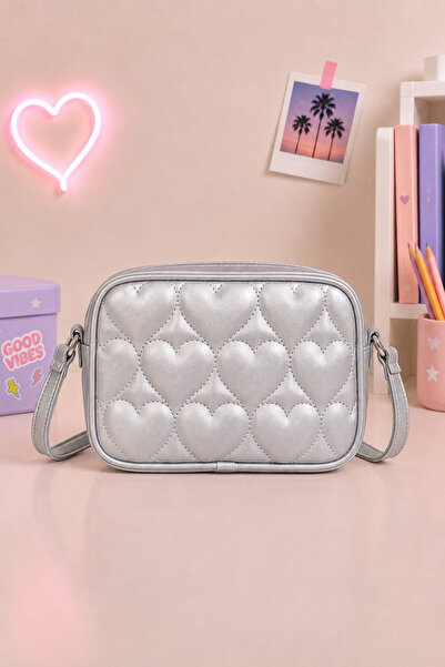 ICONE BAG Geantă de umăr Icone pentru copii, cu detalii matlasate în formă de...