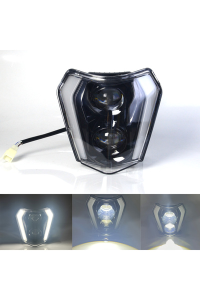 Choice 1PC Motorcycle LED Headlight Headlamp DRL Light For KTM EXC EXCF SX SX...