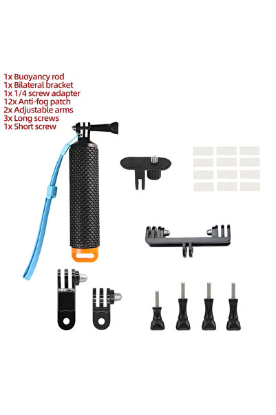 Choice Floating Grip Kit Buoyancy Grip Floating Handle Dual Mount For GoPro H...
