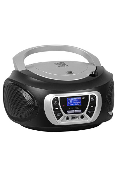 Trevi Radio cu CD Boombox retro MP3, CD, Radio DAB, USB, intrare AUX, mufă jack de 3.5mm