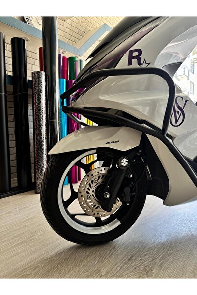 Mavera Stickers PCX için Yarım Jant Şeridi 4 Adet (13 inç Jantlara Uyumlu) St...