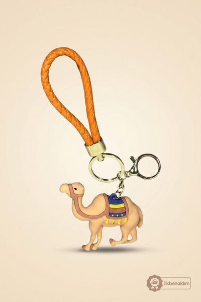 İlkbenaldim Camel Figured Keychain – Cute Accessory for Bags and Keys