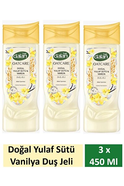 Dalan Duş Jeli Oatcare Yulaf Sütü Ve Vanilya 450 Ml x 3 Adet