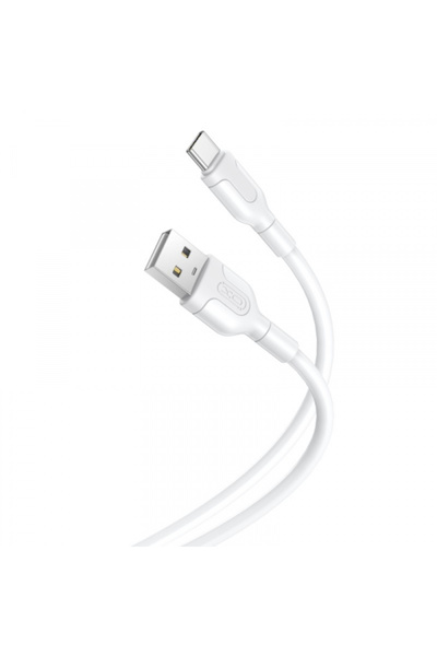 XO Design Cablu Date si Incarcare USB-A - USB-C NB212, 18W, 1m, Alb