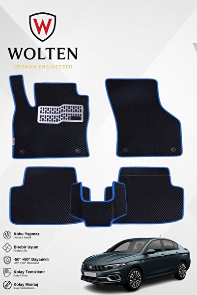 w wolten german engineered EGEA SEDAN-FİAT-(2015-2026) İÇİN EVA İÇ PASPAS TAK...