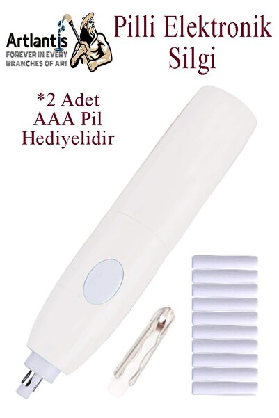 ozbience Elektronik Pilli Silgi, Otomatik, Taşınabilir, Elektrikli, Kalem ve ...
