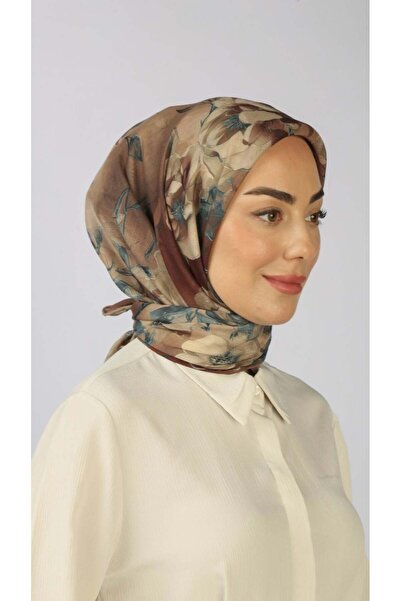 locella Soft Pamuk Eşarp Kahve