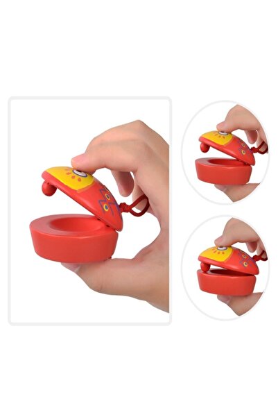 ozbience Wooden Castanet Rhythm Instrument Educational Toy
