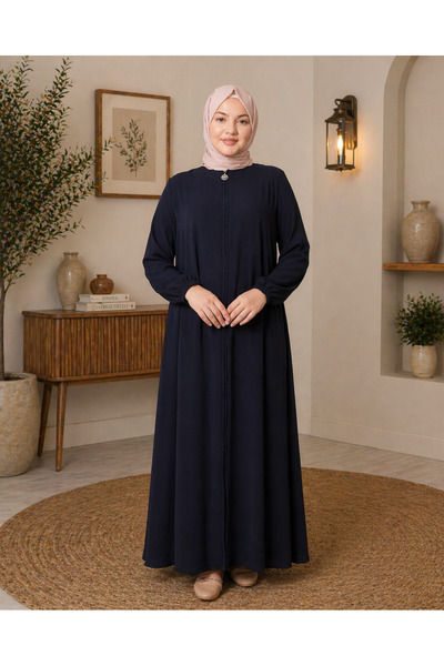 Ferace Γυναικεία φεράσα Μεβλάνα με φερμουάρ