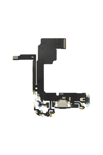 OEM Port de încărcare flex (20525) - iPhone 15 Pro - Negru Titan, utilizare z...