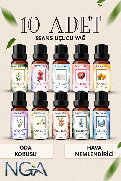 NGA Hava Nemlendirici için Esansiyel Uçucu Yağ Aroma Difüzörü Kokusu Buhurdan...