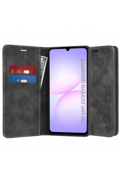 Techsuit Case for Samsung Galaxy A07 4G A075, Techsuit, Confy, Black