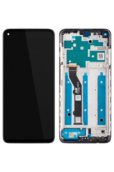 Motorola Display cu touchscreen Moto G9 Plus, cu ramă, negru, Service Pack 5D...