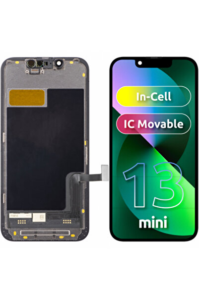 ZY Display cu Touchscreen pentru Apple iPhone 13 mini, cu Rama, Versiune LCD ...