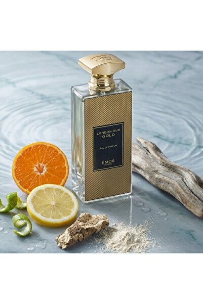 Emor London London Oud Gold Eau De Parfum 125ml Long Lasting Fresh Woody Unisex Perfume