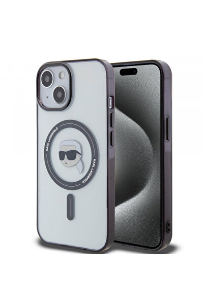 Stef's Cat Θήκη MagSafe για Apple iPhone 15, Καρλ Λάγκερφελντ, IML Κεφάλι του...