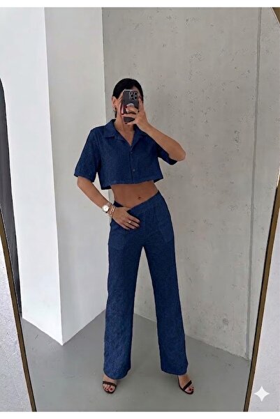 onlymoon 100% βαμβακερό σετ με μπλε ναυτικό σχέδιο φιόγκου στο κάτω μέρος και...