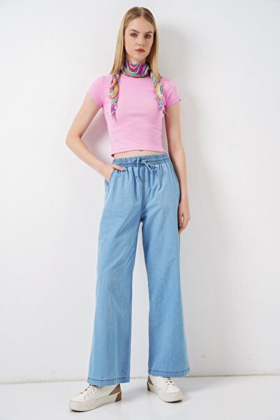 TREND_AWİSE Comfortable fit jeans 6707 - light blue