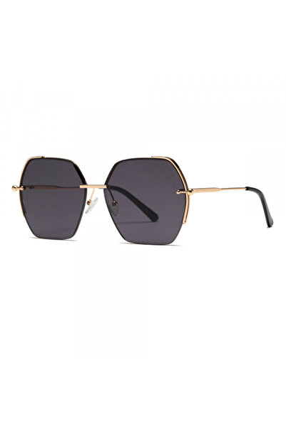 Techsuit Women's Sunglasses 8561, Gold Grey