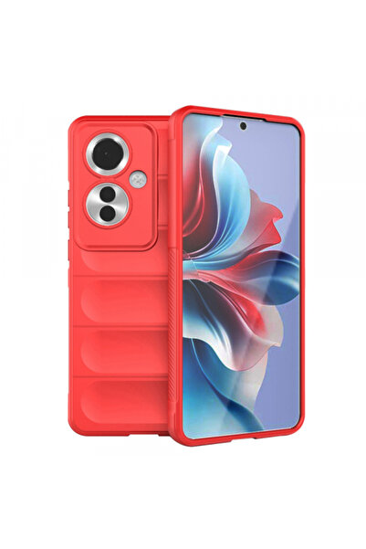 Stef's Cat Θήκη για Oppo Reno11 F, Γάτα του Στεφ, Μαγική Ασπίδα, Κόκκινο