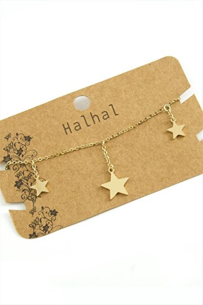 Generic Brand Yıldız Luxury Steel Anklet - Yellow
