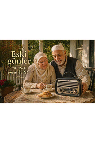 Torima Zamanın Sesi™ Retro Radyo – 7W Güç, 3 Bant Analog Ruh, Modern Dijital Box