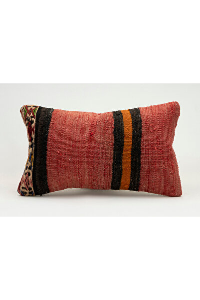 Kilim Whole Sale غطاء وسادة مصنوع يدويًا من السجاد القديم، صوف، 30x50 سم