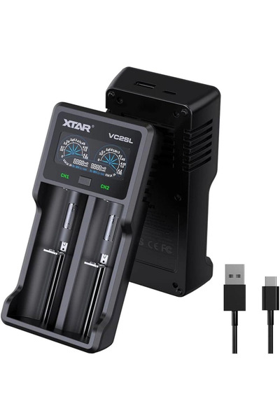 ARNEER Xtar Vc2Sl İkili Li-Ion / Nı-Cd / Nı-Mh Pil Şarj Cihazı