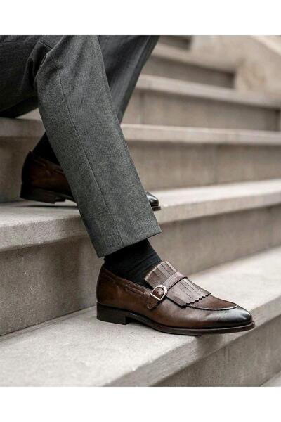 TerziAdemAltun Italian Style Internal and External Natural Leather Men's Shoe...
