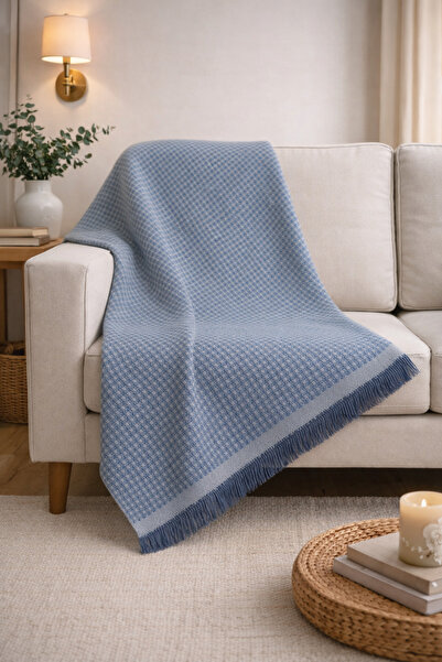 Hig Store Laurel Pamuklu Koltuk Pike Örtüsü 180x220 Doğal Dokulu